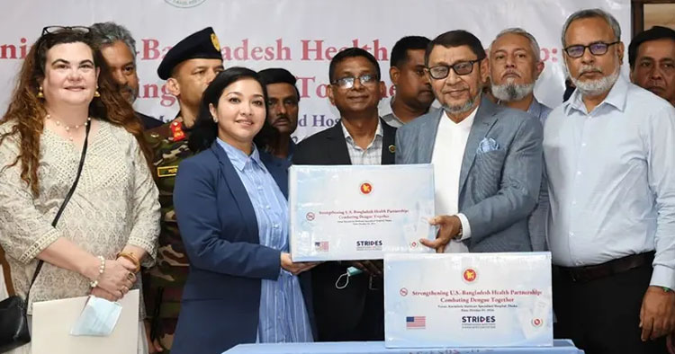 ডেঙ্গু শনাক্তে বাংলাদেশকে ৫ লাখ পরীক্ষার কিট দিল যুক্তরাষ্ট্র