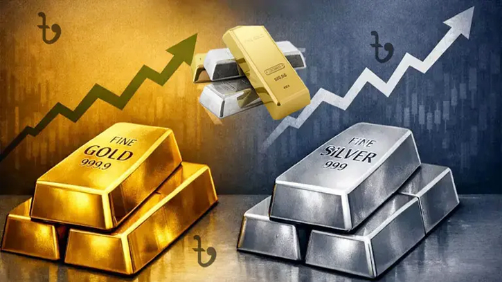 বিশ্ববাজারে সোনা-রুপা পৌঁছেছে সর্বকালের সর্বোচ্চ দামে 