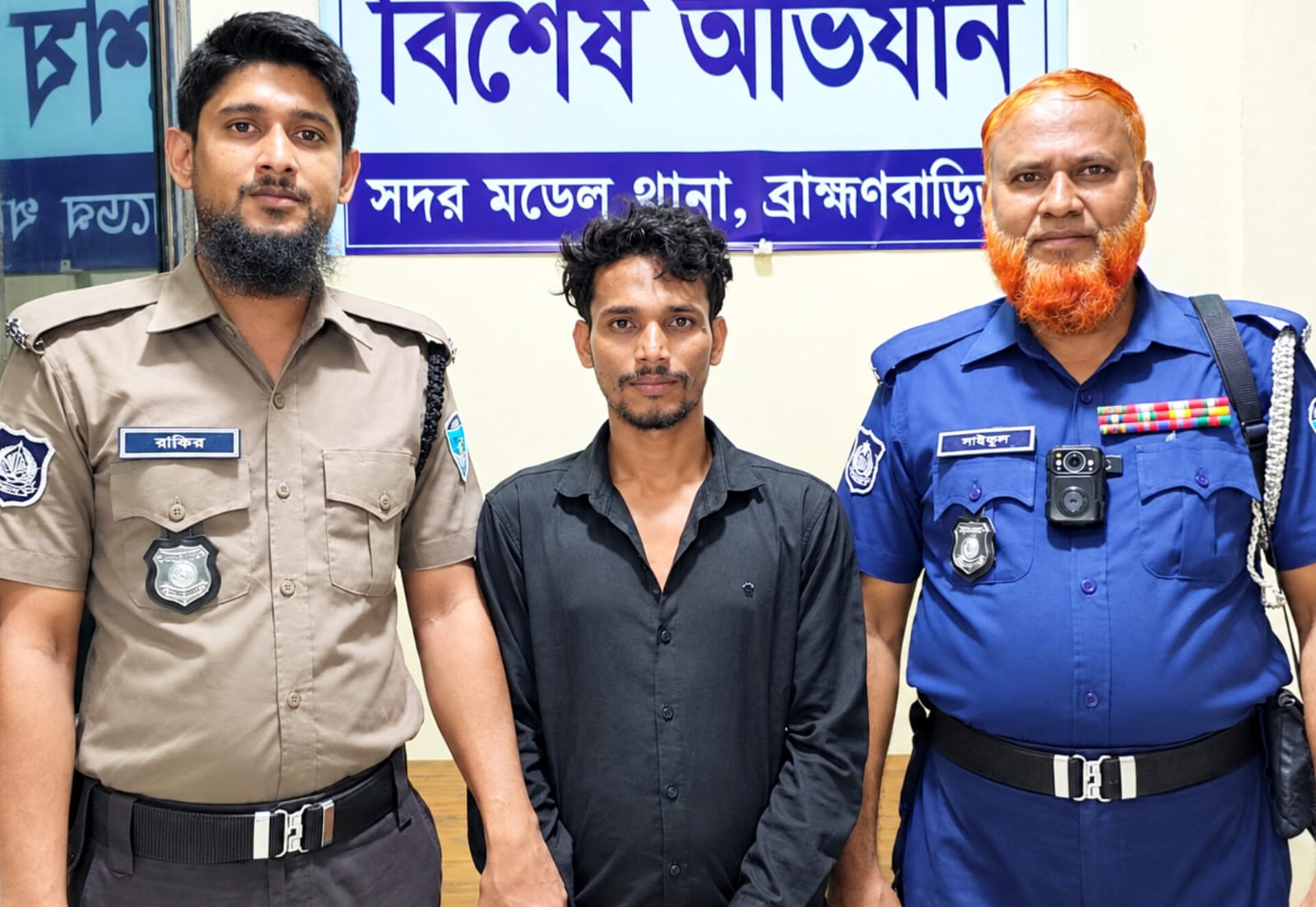ব্রাহ্মণবাড়িয়ায় দু'বছরের সাজাপ্রাপ্ত ১১ মামলার আসামি জুয়েল গ্রেফতার