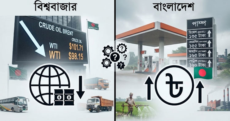 বিশ্ববাজারে তেল সস্তা, বাংলাদেশে দাম বাড়ে কেন?