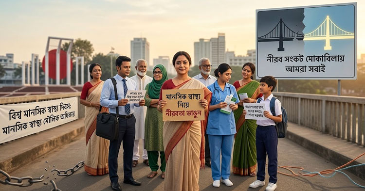 মানসিক স্বাস্থ্য: নীরব সংকট মোকাবিলায় চাই রাষ্ট্রীয় উদ্যোগ ও কর্মক্ষেত্রে সুরক্ষা