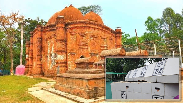 কিশোরগঞ্জের ঐতিহাসিক কুতুব শাহ মসজিদের দানবাক্স ভেঙে টাকা লুট