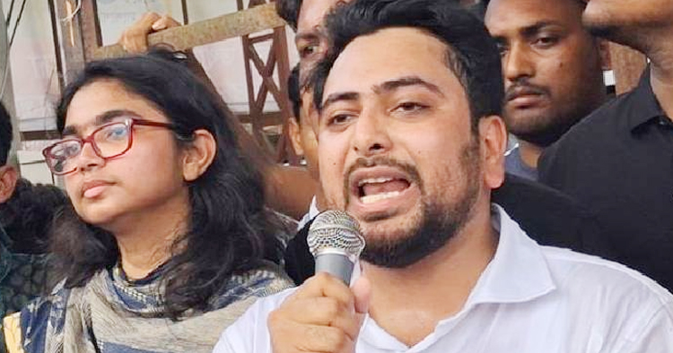 মুজিববাদের নতুন পাহারাদারদের ঠাঁই নেই: বগুড়ায় নাহিদ ইসলাম