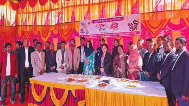 শেরপুর শ্রীবরদীতে বর্ণাঢ্য পিঠা উৎসব অনুষ্ঠিত