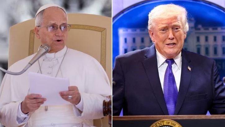 US President Trump comments on Pope Leo’s peace plea
