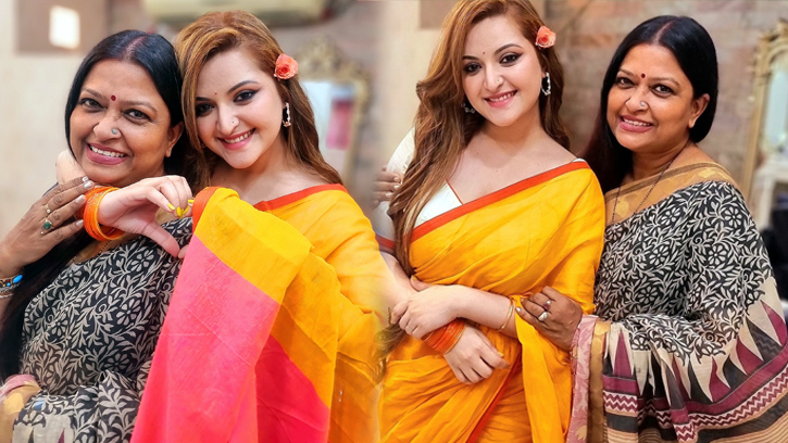 চুলের রঙ বদলে ফেললেন পরীমণি
