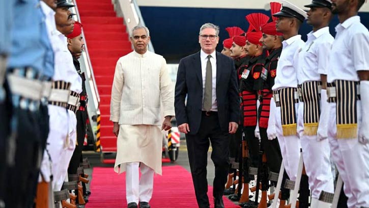 স্টারমার নেতৃত্বে ব্রিটিশ প্রতিনিধি দল দিল্লিতে