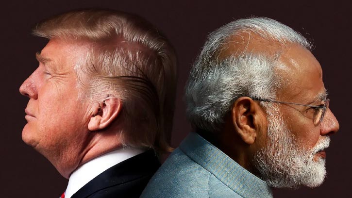 মোদিকে নিয়ে ফের মন্তব্য ট্রাম্পের, ভারতের পণ্যে শুল্ক বাড়ানোর হুঁশিয়ারি