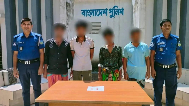 ভালুকায় ইয়াবাসহ চার মাদক ব্যবসায়ী গ্রেফতার