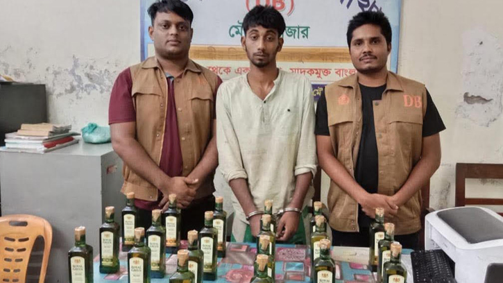 ডিবি'র অভিযানে বিদেশী মদসহ আটক-১