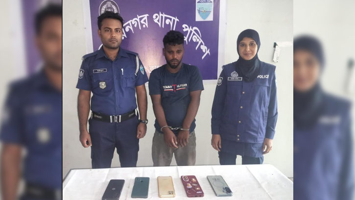 বিজয়নগরে চুরি হওয়া মোবাইল ফোন উদ্ধার, গ্রেফতার ১