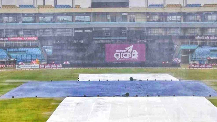 বৃষ্টির দাপটে পরিত্যক্ত বাংলাদেশ-নিউজিল্যান্ড দ্বিতীয় টি-টোয়েন্টি