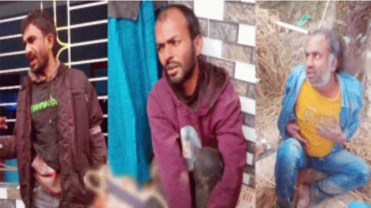 মাইকে ঘোষণা দিয়ে গরু চোর আটক