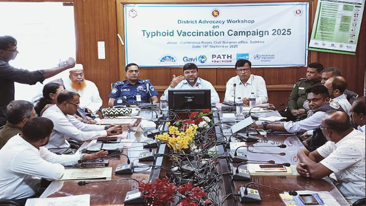 সাতক্ষীরায় ১২ অক্টোবর থেকে টাইফয়েড টিকাদান ক্যাম্পেইন