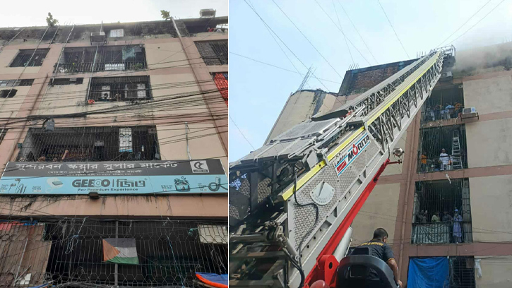 সুন্দরবন স্কয়ার মার্কেটের আগুন নিয়ন্ত্রণে এনেছে ফায়ার সার্ভিস