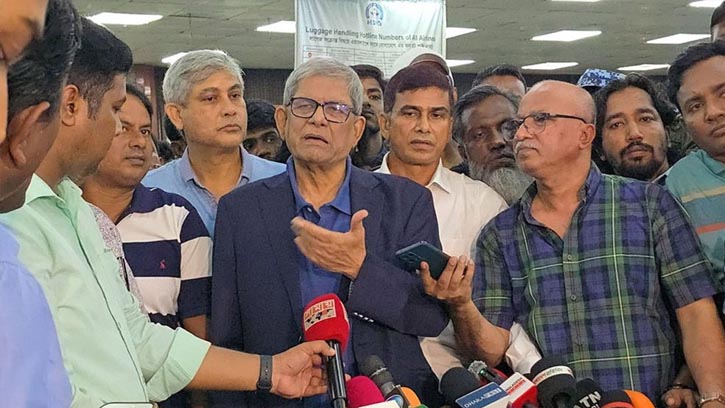 গণতন্ত্র পুনরুদ্ধারে সাংবাদিকদের ভূমিকা ইতিহাসে লেখা থাকবে: মির্জা ফখরুল