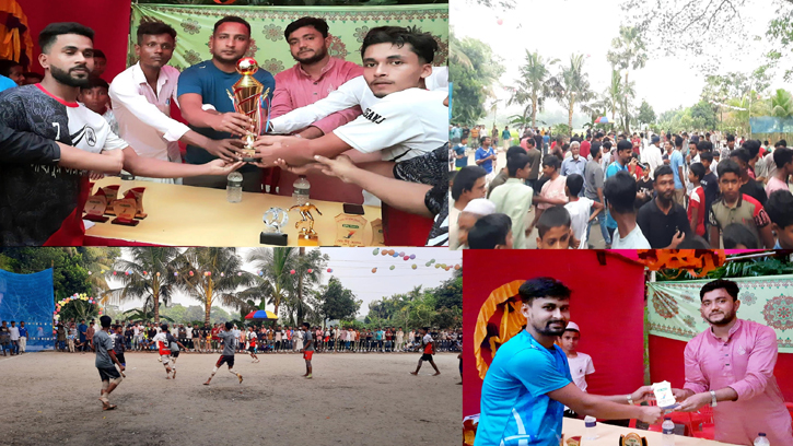 ফরিদগঞ্জে সাহাপুর তারুণ্য একাদশ মিনি ফুটবল টুর্নামেন্টের ফাইনাল সম্পন্ন 