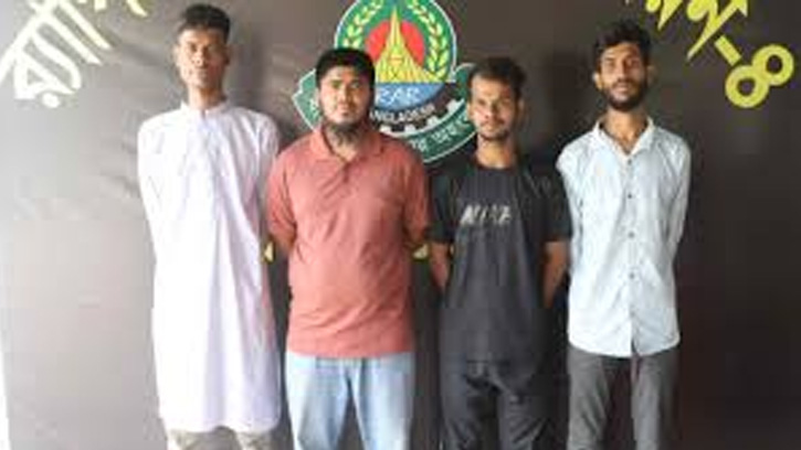 অফিসে ঢুকে গুলিবর্ষণ ও কোটি টাকা চাঁদা দাবি: গ্রেফতার ৪