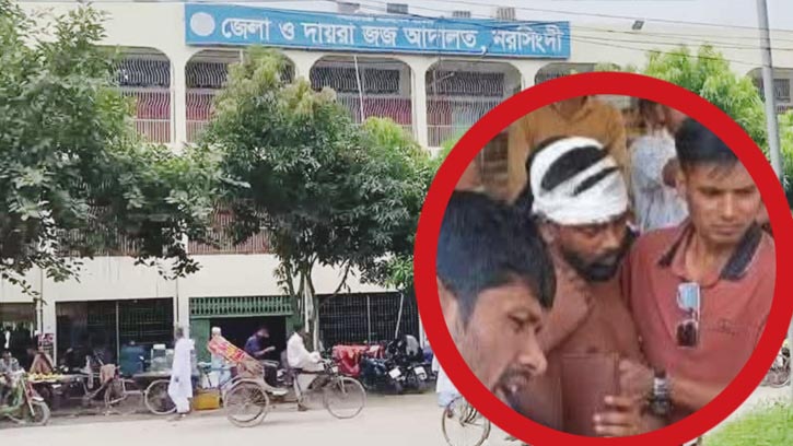 নরসিংদীতে আদালত চত্বরেই হামলার শিকার ছাত্রদল নেতা