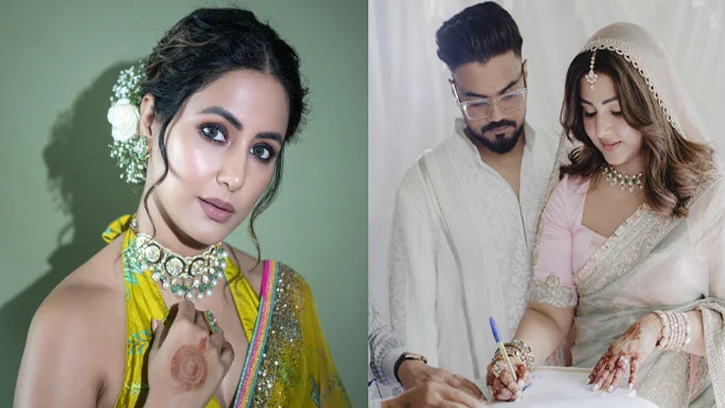 বিয়ে না চুক্তি—হিনা খানের সম্পর্কের ধরণ নিয়ে প্রশ্ন