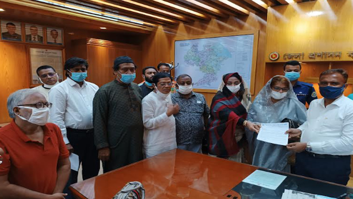 মহাসড়ক নির্মাণে দেরি, ভাঙ্গা-বরিশাল-কুয়াকাটা রুটে জনদুর্ভোগে বিক্ষোভ