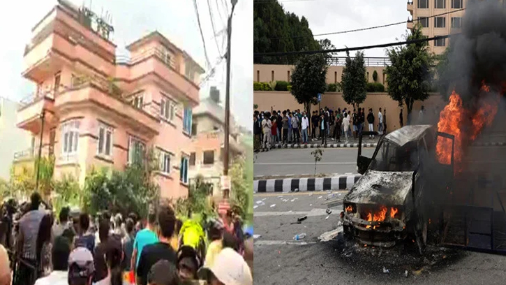 নেপালে জেন জি আন্দোলন তীব্র, মন্ত্রীর বাসায় হামলা ও আগুন