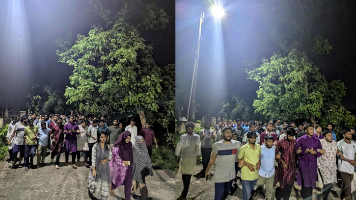 যুবদলের বর্বরতা ও নিরীহ ব্যবসায়ী হত্যার প্রতিবাদে উত্তাল নোবিপ্রবি