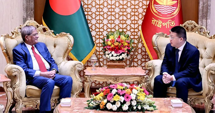 বাংলাদেশে চীনা বিনিয়োগ বাড়াতে রাষ্ট্রপতির আহ্বান