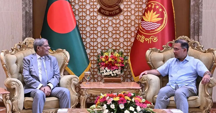 বঙ্গভবনে রাষ্ট্রপতির সঙ্গে প্রধানমন্ত্রীর সৌজন্য সাক্ষাৎ