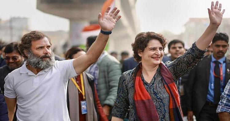নির্বাচন কমিশনের বিরুদ্ধে দিল্লিতে বিক্ষোভ, রাহুল-প্রিয়াঙ্কা আটক