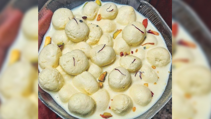 ঘরে বানান দারুণ স্বাদের গুরো দুধের রসমালাই