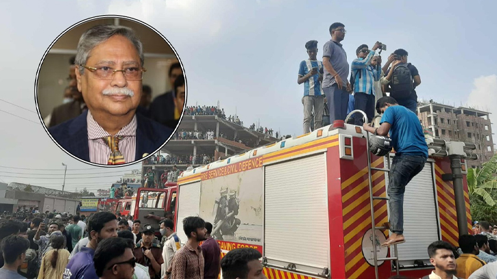 মাইলস্টোনে বিমান বিধ্বস্ত, হতাহতের ঘটনায় রাষ্ট্রপতির শোক ও সমবেদনা