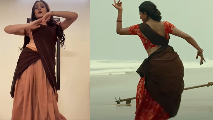 সাই পল্লবীর নাচ অনুকরণে প্রশংসিত পূজা চেরী