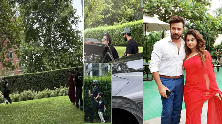 যুক্তরাষ্ট্রে ছেলেকে নিয়ে ছুটি কাটাচ্ছেন শাকিব-বুবলী
