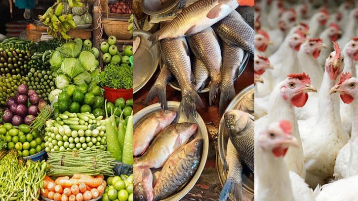 ভরা মৌসুমেও সবজির দামে স্বস্তি নেই, অস্থির মুরগি-মাছের দাম 