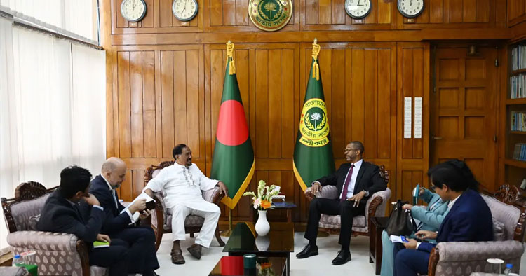 স্পিকারের সঙ্গে ইউএনডিপি প্রতিনিধির বৈঠক, আলোচনায় রোহিঙ্গা প্রত্যাবাসন