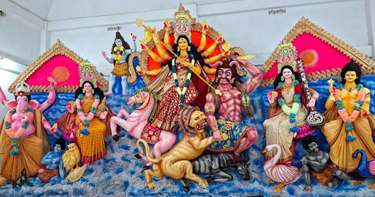 ‌আজ বিজয়া দশমী, প্রতিমা বিসর্জনে শেষ হচ্ছে দুর্গোৎসব