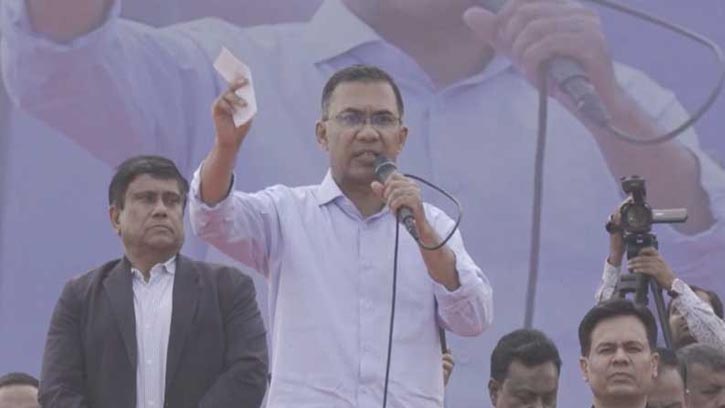 বিএনপি সরকার গঠন করলে প্রথম দায়িত্ব হবে দেশ পুনর্গঠন: তারেক রহমান