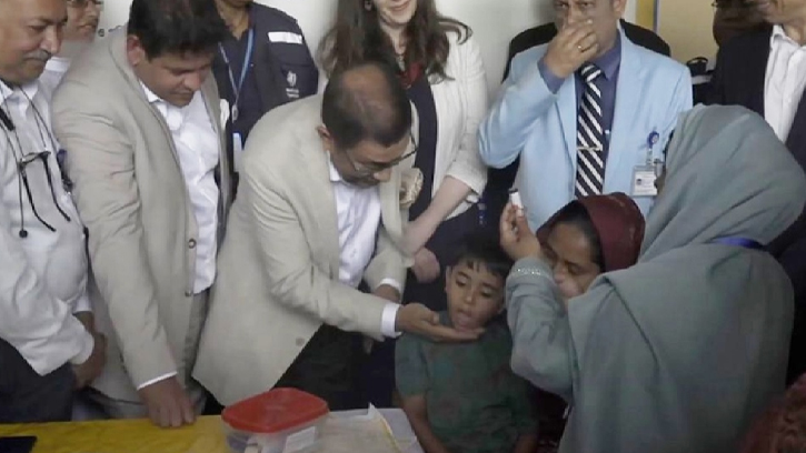 দেশজুড়ে হামের টিকা কার্যক্রম উদ্বোধন করলেন স্বাস্থ্যমন্ত্রী