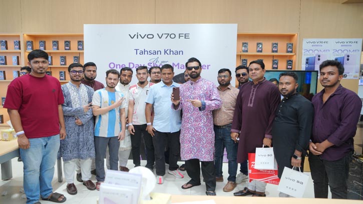 ভিভো বৈশাখ স্টোরে তাহসানকে নিয়ে ব্যাপক সাড়া