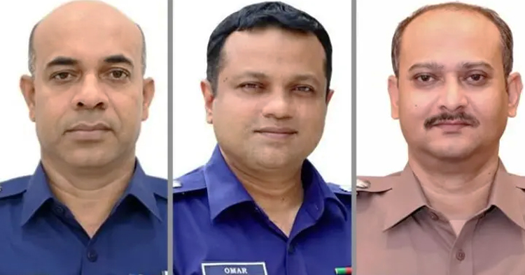 তিন জেলায় নতুন পুলিশ সুপার