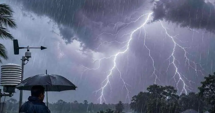 ঢাকাসহ ১০ অঞ্চলে ঝড়ো হাওয়াসহ বর্ষণের আভাস
