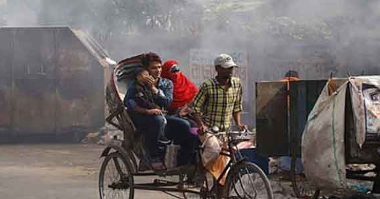ঢাকায় বায়ুদূষণ মারাত্মক পর্যায়ে, বিশ্ব তালিকায় দ্বিতীয়