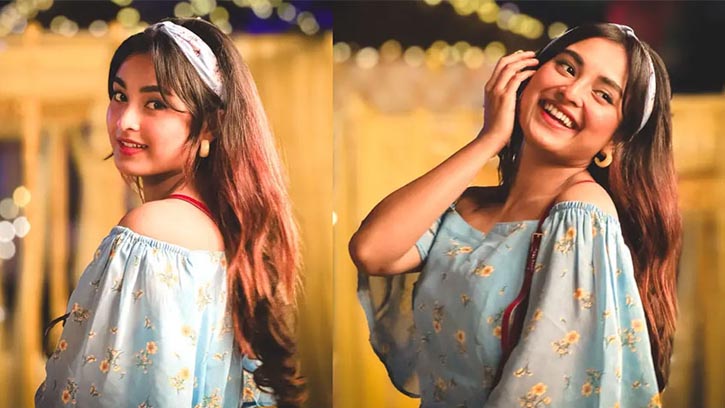 তটিনীর স্টাইলিশ ফ্লোরাল লুক ভাইরাল