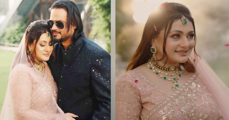 বধূবেশে স্বামীর সঙ্গে পূর্ণিমার নতুন ভিডিও, মুগ্ধ ভক্তরা