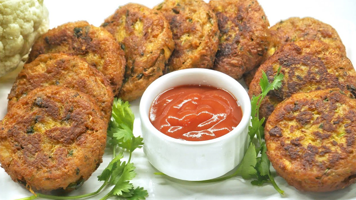 মাছ দিয়ে ফুলকপির মচমচে কাবাব