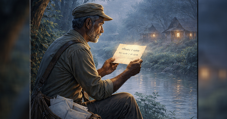 যে চিঠিটি নিজেই নিজেকে লিখে ফেলেছিল